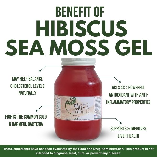 Hibiscus Sea Moss Gel