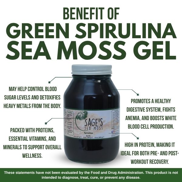 Spirulina Sea Moss Gel