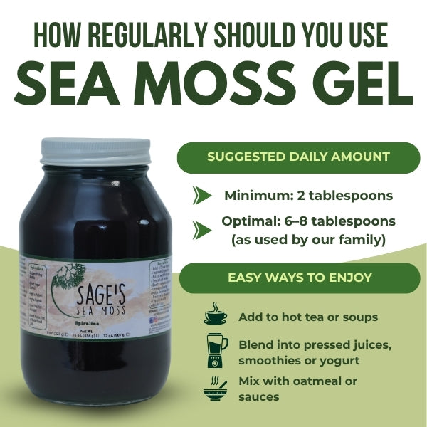 Spirulina Sea Moss Gel