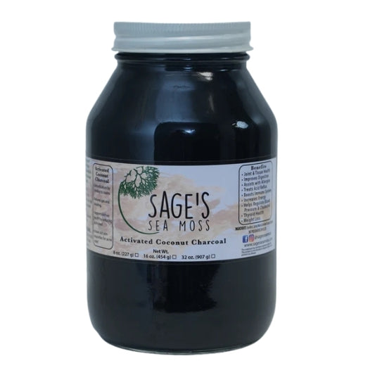 Activated Coconut Charcoal Sea Moss Gel