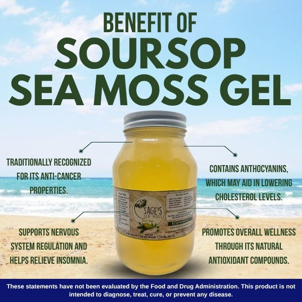 Soursop Sea Moss Gel