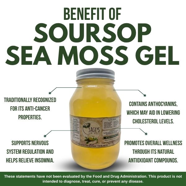 Soursop Sea Moss Gel