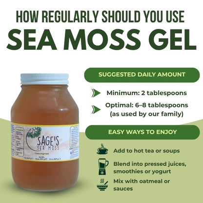 Lemongrass Sea Moss Gel