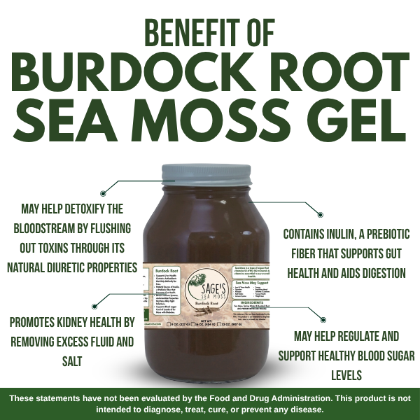 Burdock Root Sea Moss Gel
