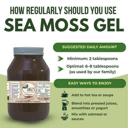 Burdock Root Sea Moss Gel