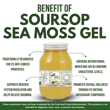 Soursop Sea Moss Gel