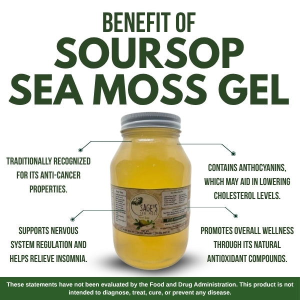 Soursop Sea Moss Gel