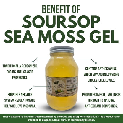 Soursop Sea Moss Gel