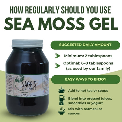 Spirulina Sea Moss Gel