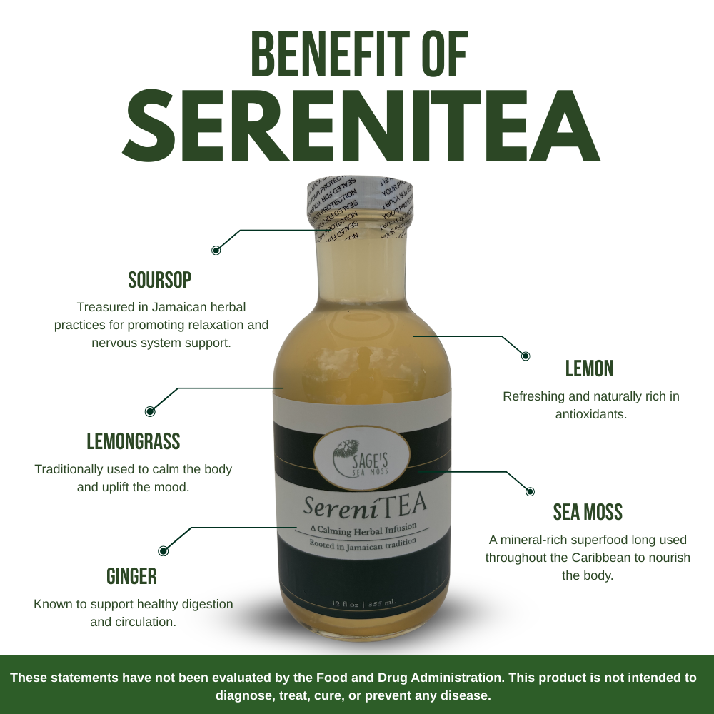 SereniTEA – Herbal Sea Moss Tea