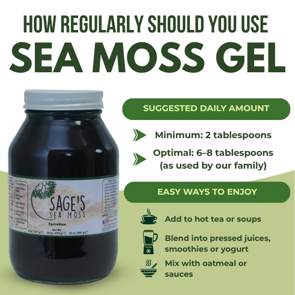 Activated Coconut Charcoal Sea Moss Gel