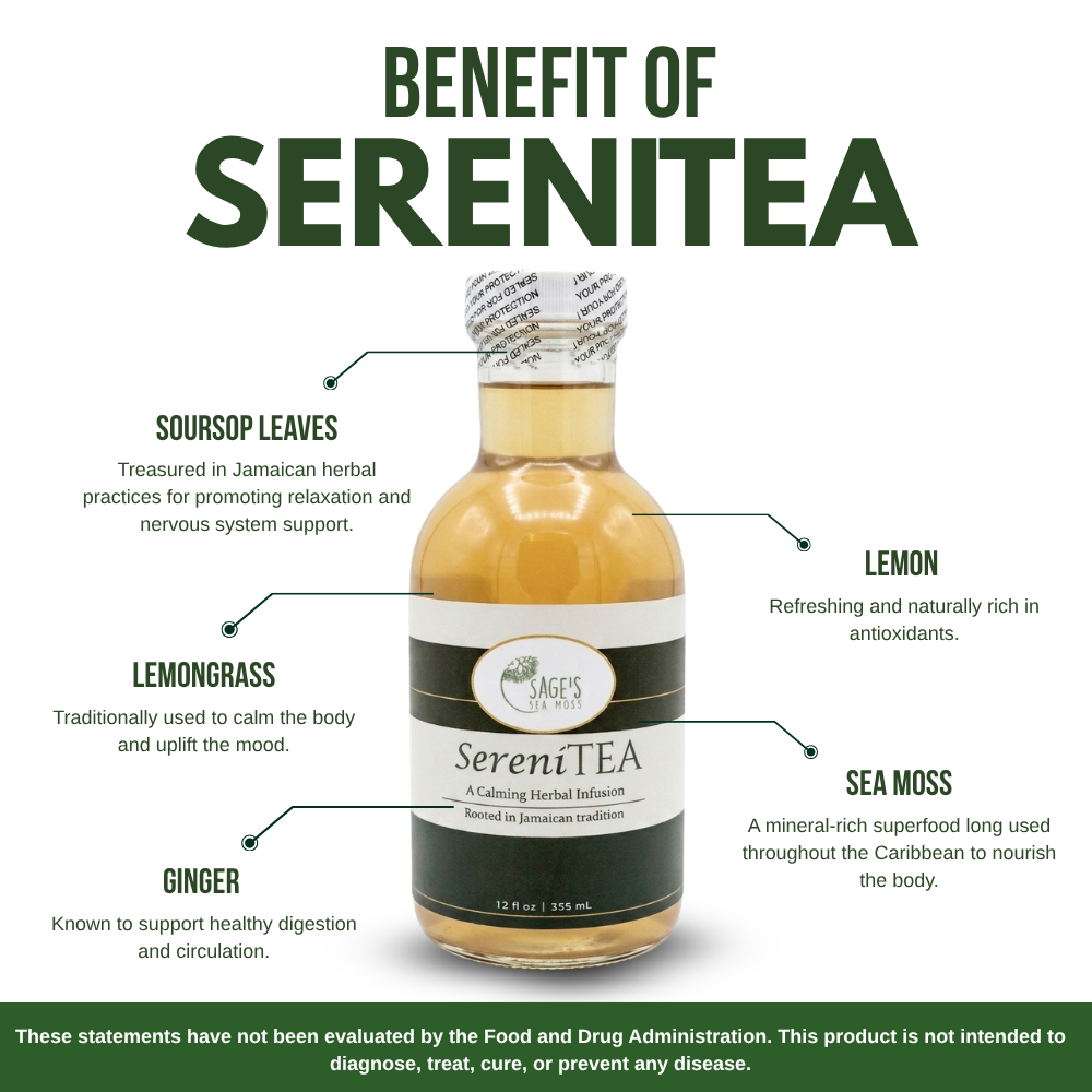 SereniTEA – Herbal Sea Moss Tea