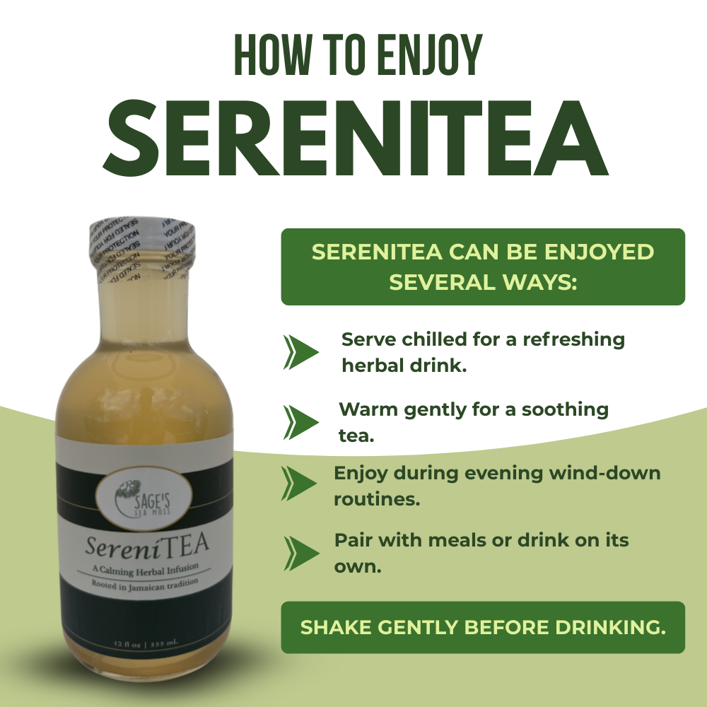 SereniTEA – Herbal Sea Moss Tea