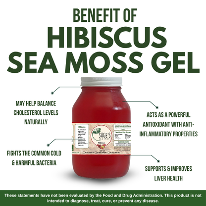 Hibiscus Sea Moss Gel