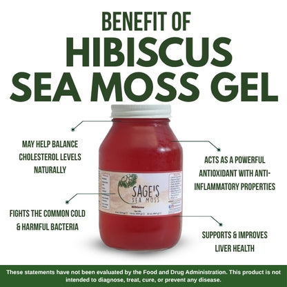 Hibiscus Sea Moss Gel