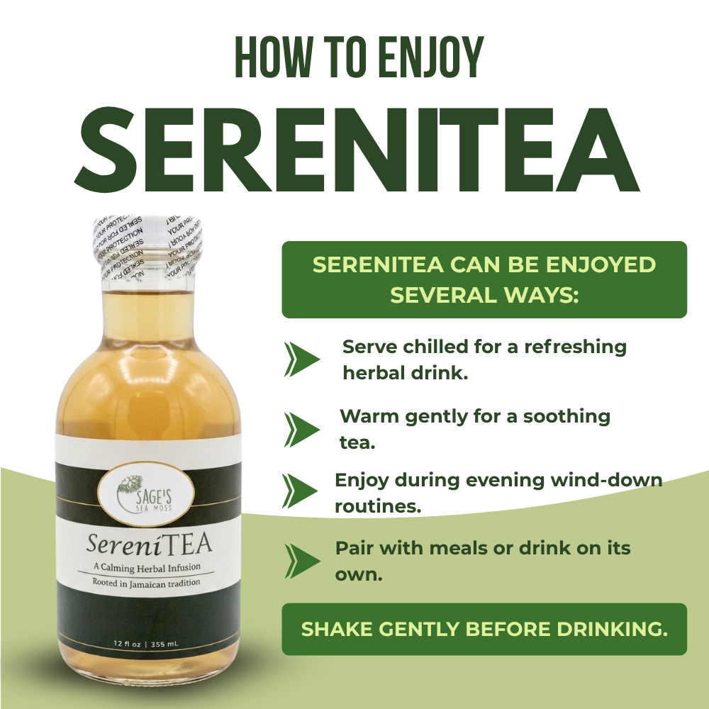 SereniTEA – Herbal Sea Moss Tea