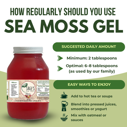 Hibiscus Sea Moss Gel
