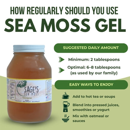 Lemongrass Sea Moss Gel