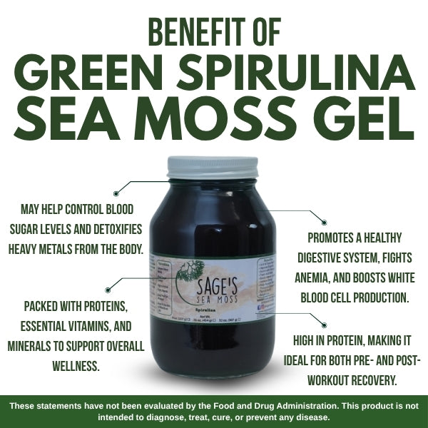 Spirulina Sea Moss Gel