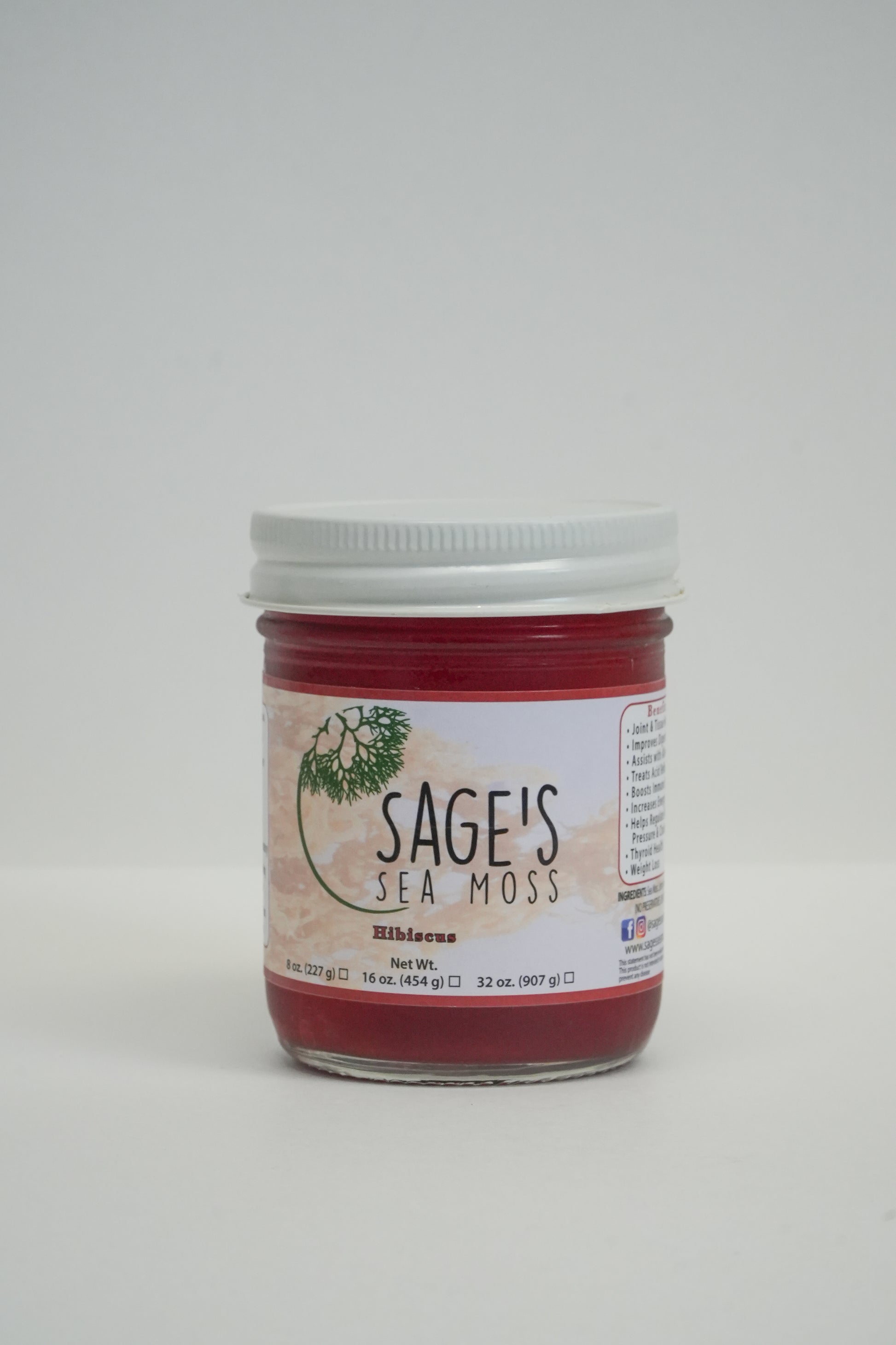 Hibiscus Sea Moss Gel
