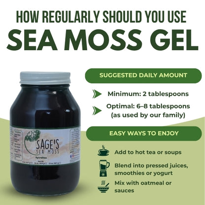 Spirulina Sea Moss Gel