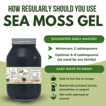 Spirulina Sea Moss Gel