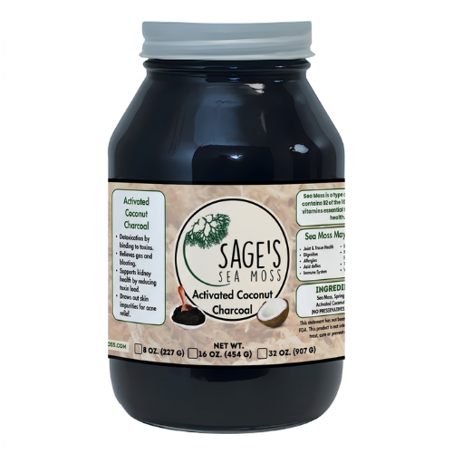 Activated Coconut Charcoal Sea Moss Gel