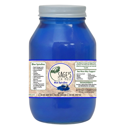 Blue Spirulina Sea Moss Gel