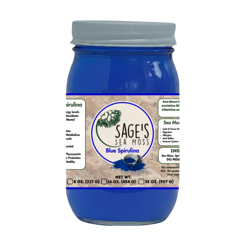 Blue Spirulina Sea Moss Gel