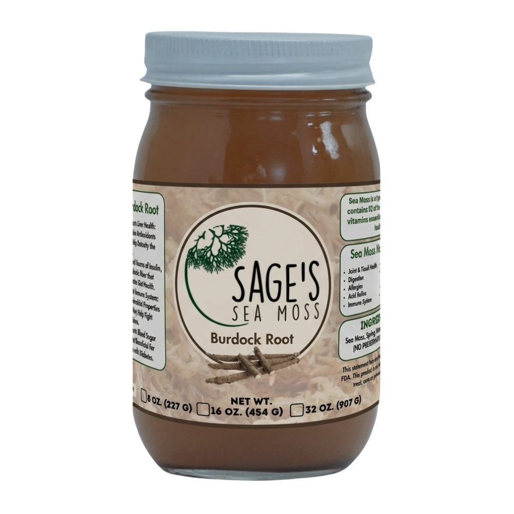 Burdock Root Sea Moss Gel