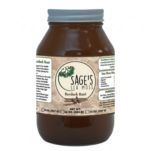 Burdock Root Sea Moss Gel