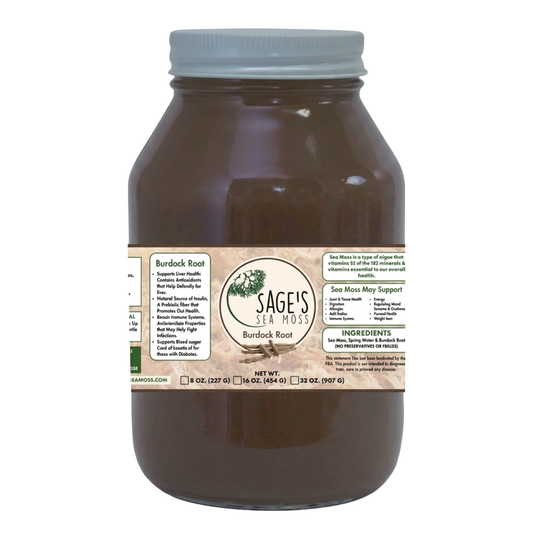 Burdock Root Sea Moss Gel