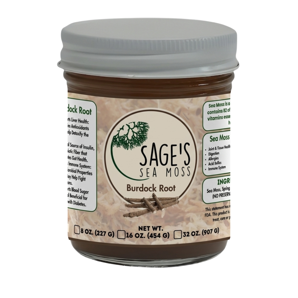 Burdock Root Sea Moss Gel
