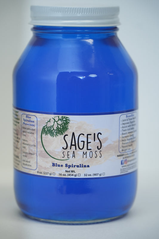 Blue Spirulina Sea Moss Gel