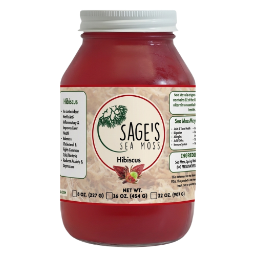 Hibiscus Sea Moss Gel