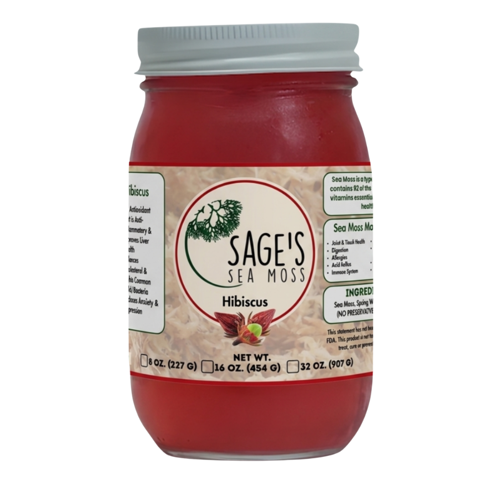 Hibiscus Sea Moss Gel