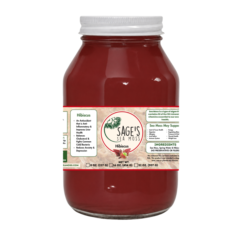 Hibiscus Sea Moss Gel