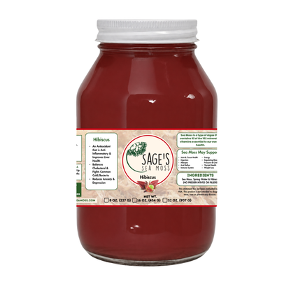 Hibiscus Sea Moss Gel