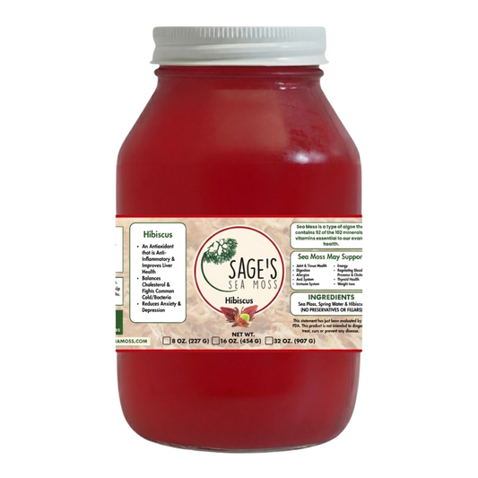 Hibiscus Sea Moss Gel