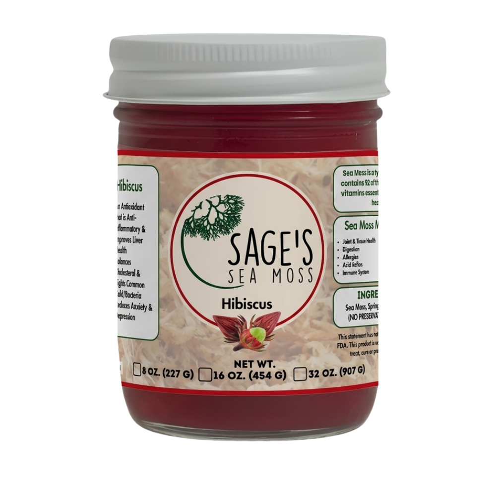 Hibiscus Sea Moss Gel