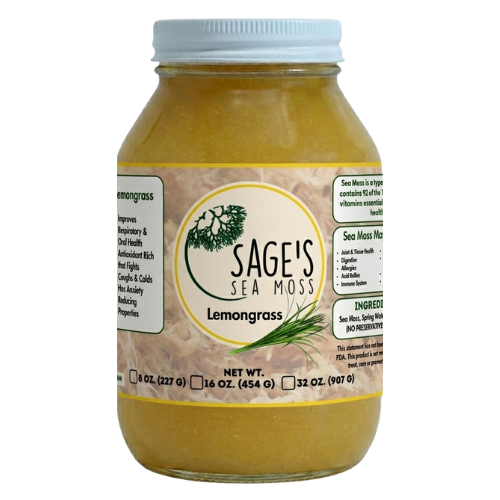 Lemongrass Sea Moss Gel