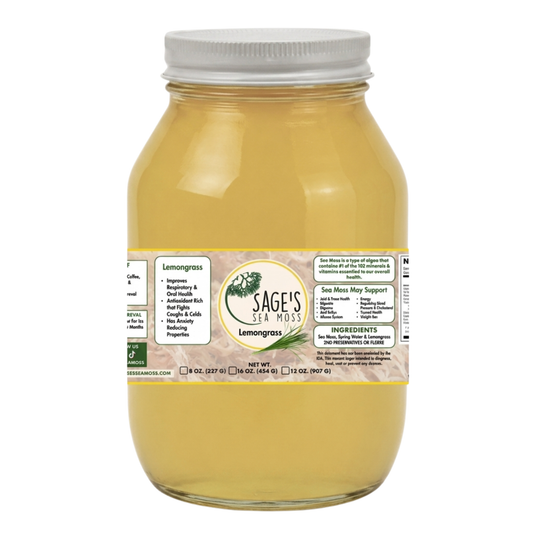 Lemongrass Sea Moss Gel