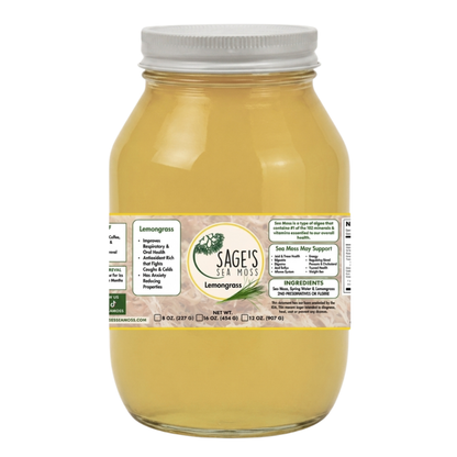 Lemongrass Sea Moss Gel