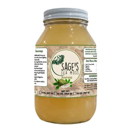 Soursop Sea Moss Gel