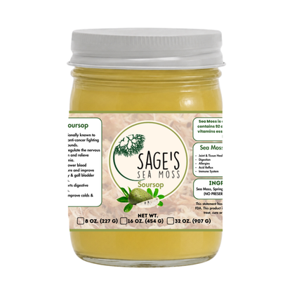 Soursop Sea Moss Gel