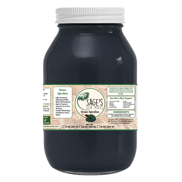 Spirulina Sea Moss Gel – Sage's Sea Moss