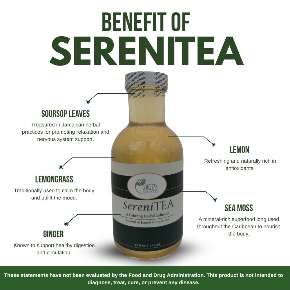 SereniTEA – Herbal Sea Moss Tea