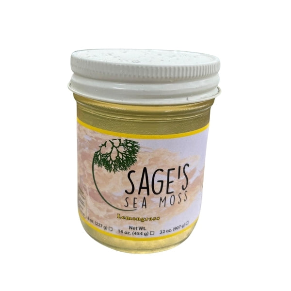Lemongrass Sea Moss Gel – Sage's Sea Moss